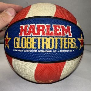 Vintage Harlem Globetrotters 1994 Basketball Mini Baden 80th Anniversary signed